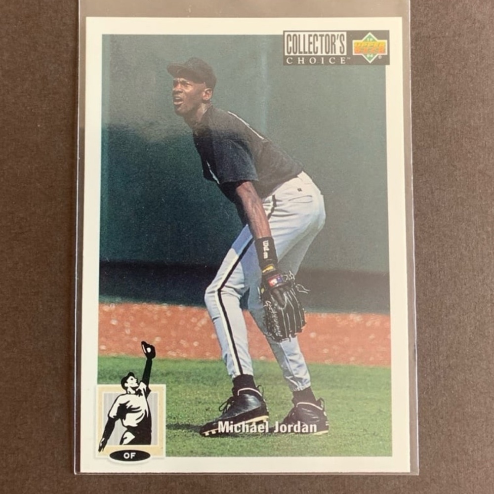 🔥🏀MICHAEL JORDAN ROOKIE BASEBALL CARD • 1994 UPPER DECK • MINT